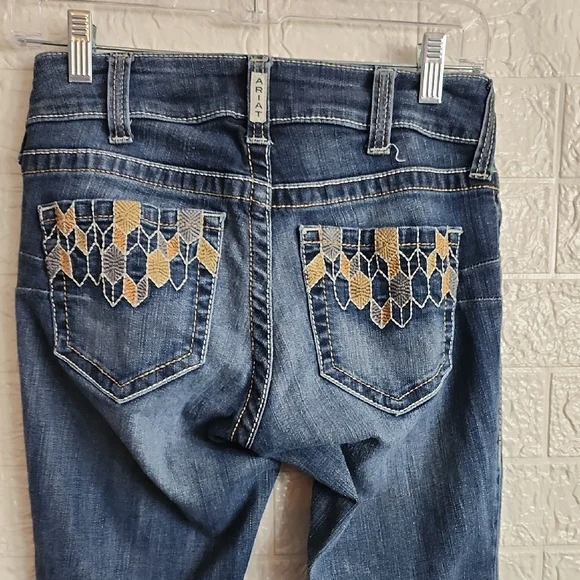 Ariat Women's Dark Blue Skinny Jeans - Picture 7 of 9